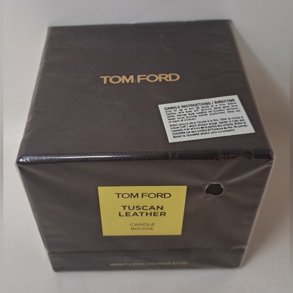 NWT Tom Ford Tuscan Leather Candle SEALED 2.25" MRSP $400 - Picture 2 of 7